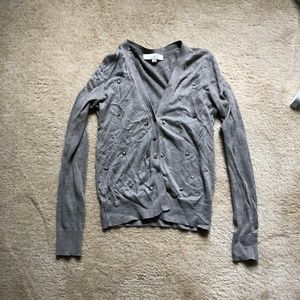 LOFT sequin cardigan